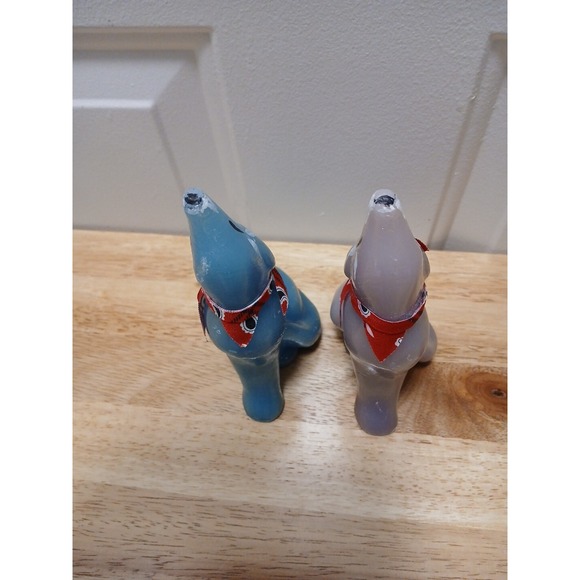 Howling Coyote Candle Southwest Desert Howl At The Moon Candles Set Of 2 Unused - Picture 9 of 11